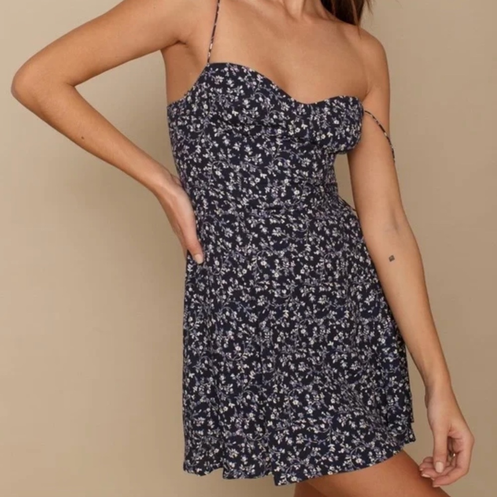 Reformation Saskia Dress in Twilight Size 2